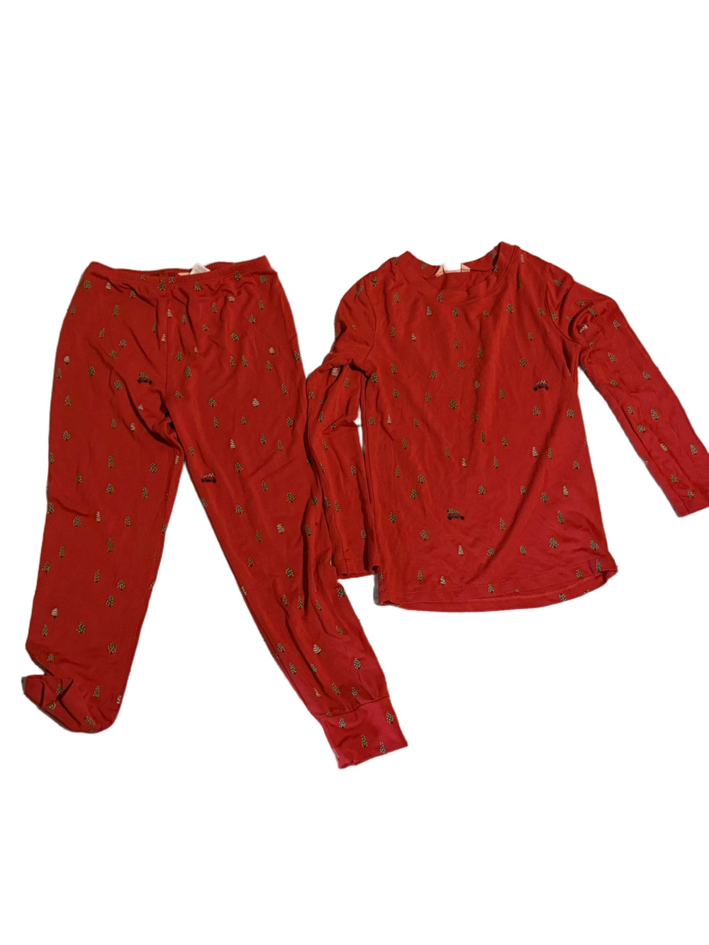 Eberjey Christmas Tree & Truck Pajama Top – Size 6 🎄🚚